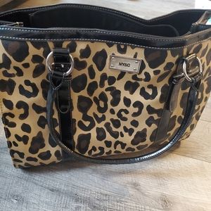 New York And Company Leopard Purse